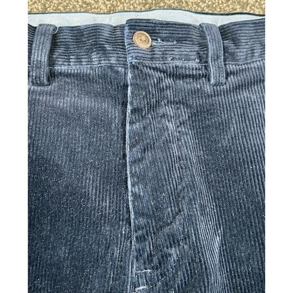 Polo Ralph Lauren Corduroy Stretch Straight Fit Pants Men's 34 x 32 Navy Blue - Picture 4 of 12